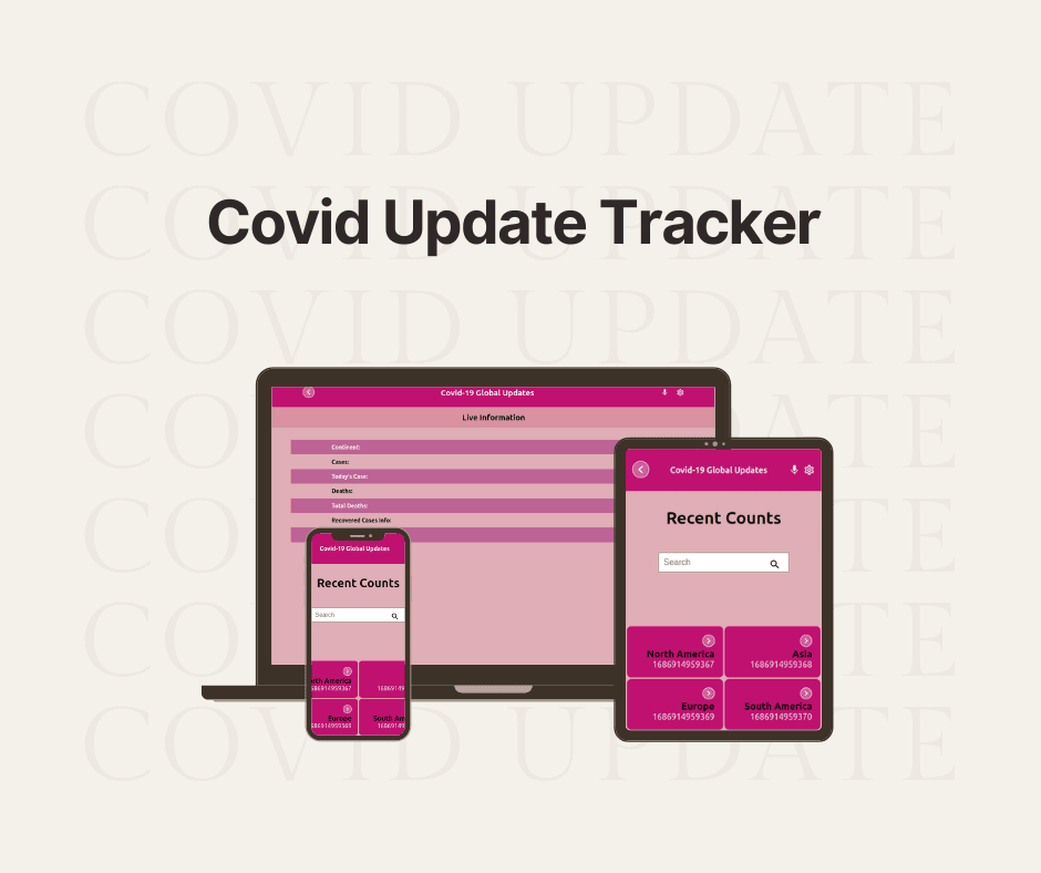 An image of the CovidInfo Tracker project.